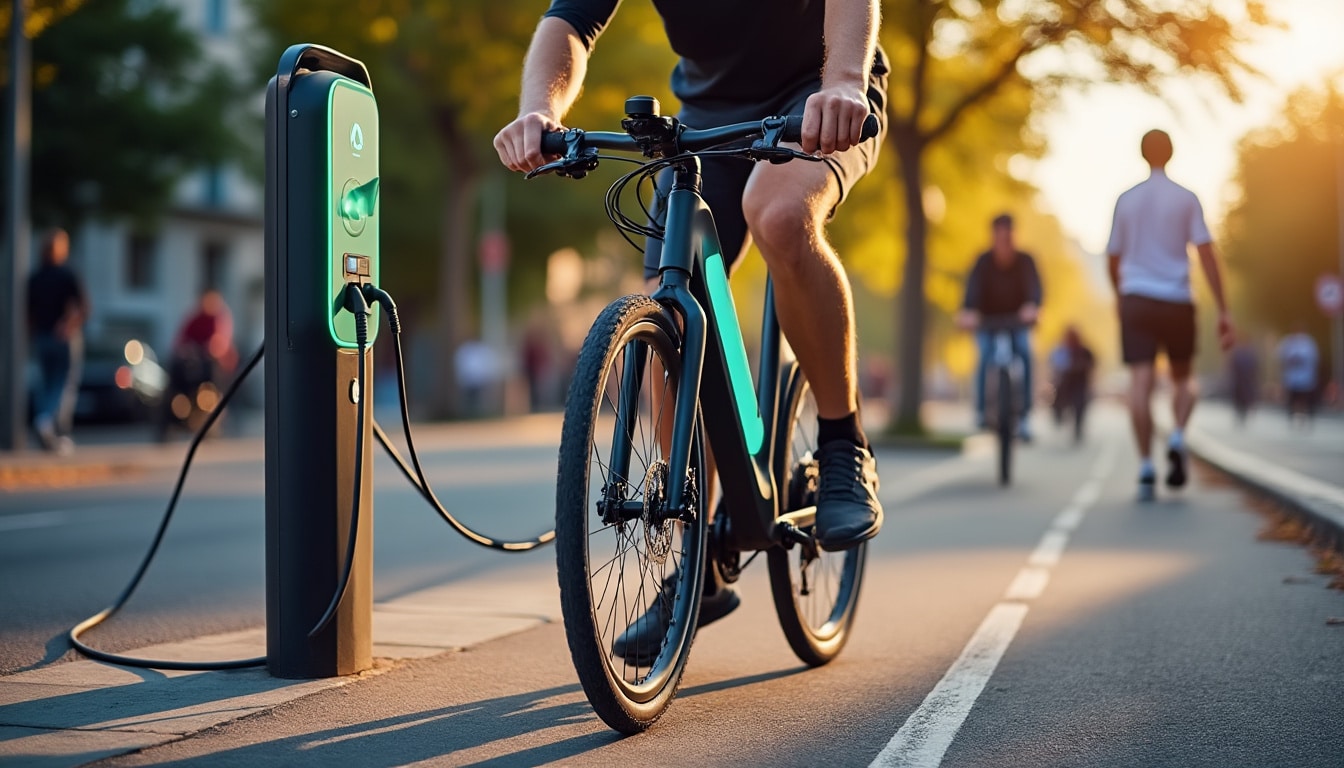 Illustration: Comprendre le rôle essentiel des bornes pour la recharge des vélos électriques