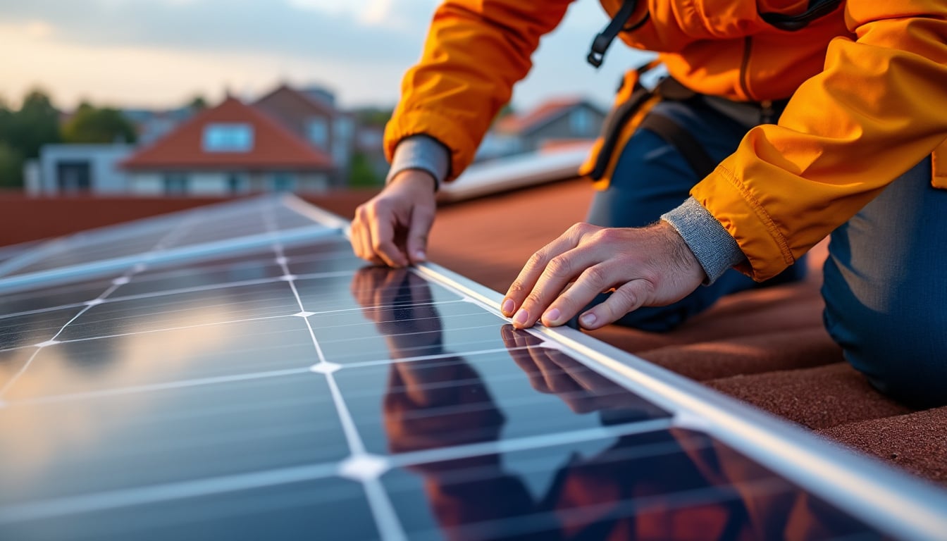 Illustration: Comprendre les composants et types de fixations pour panneaux solaires sur tuiles