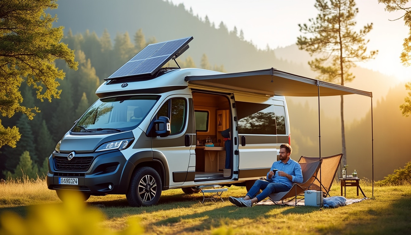 Panneau solaire 100W pour camping-car : guide complet et conseils