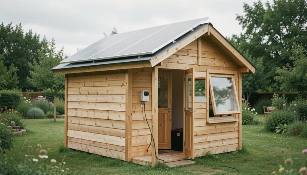 Quel panneau solaire choisir pour une cabane ?