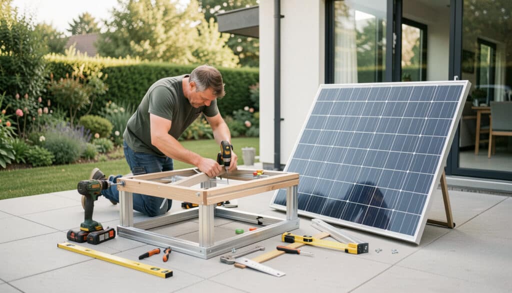 Fabriquer un support pour panneau solaire soi-même