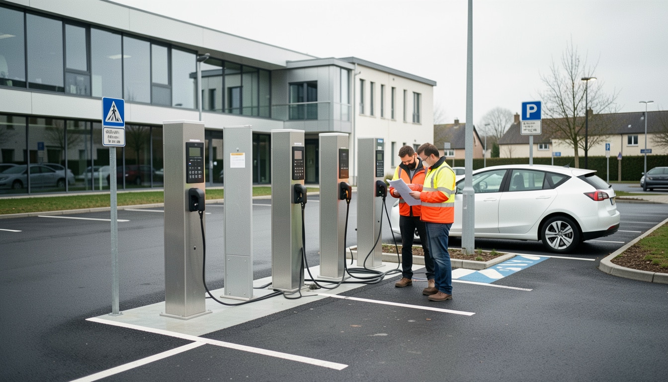 Bornes de recharge en collectivité : étapes et règles